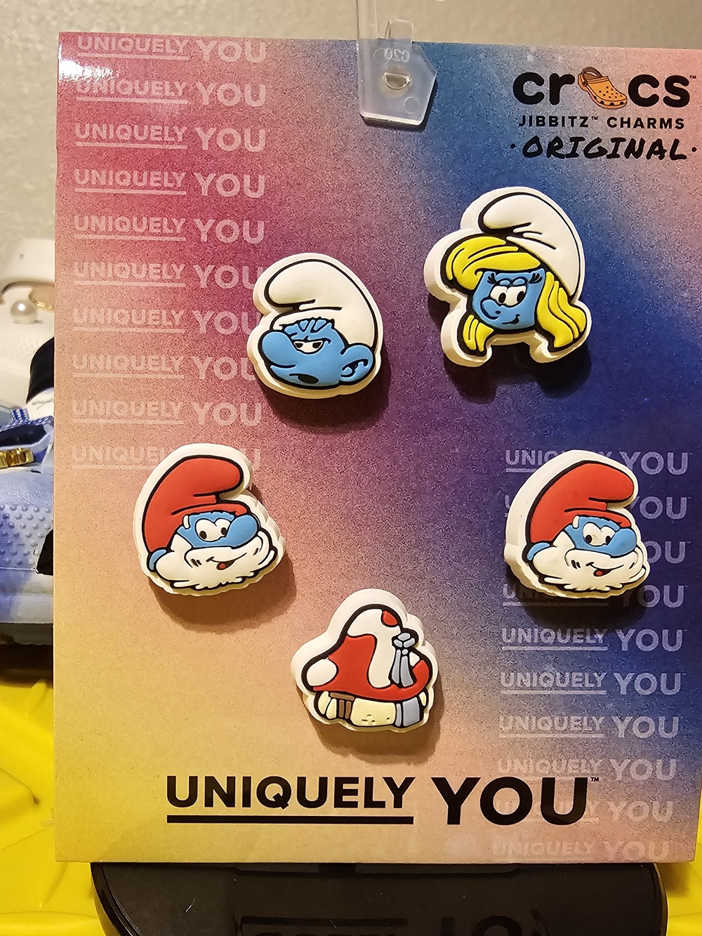 Authentic Smurfs Crocs Jibbitz